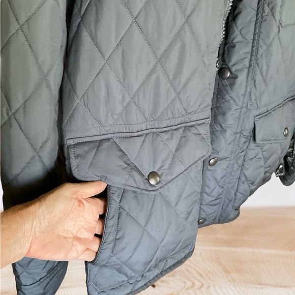 Polo Ralph Lauren Slate Grey Quilted Repellent Field Jacket NWOT, Size XL TG - Picture 5 of 14